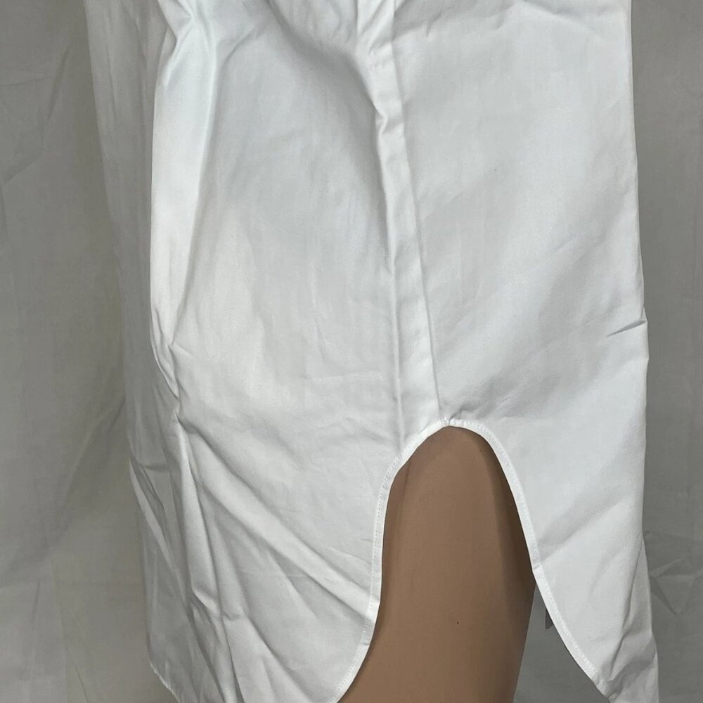 New Calcaterra Women’s Basic Button-Up Blouse Whi… - image 4